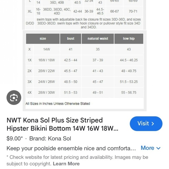 Kona Sol Bikini Yellow Gray Green Stripe Swim Suit Set - Picture 8 of 9